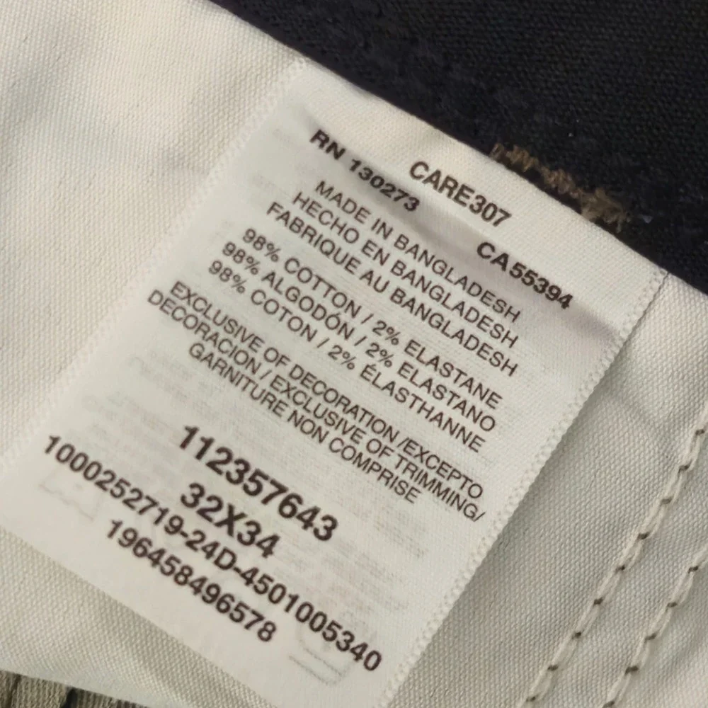 Wrangler ATG Cargo Pants Mens 32x34 Green All Terrain Gear Straight Leg‎ Utility